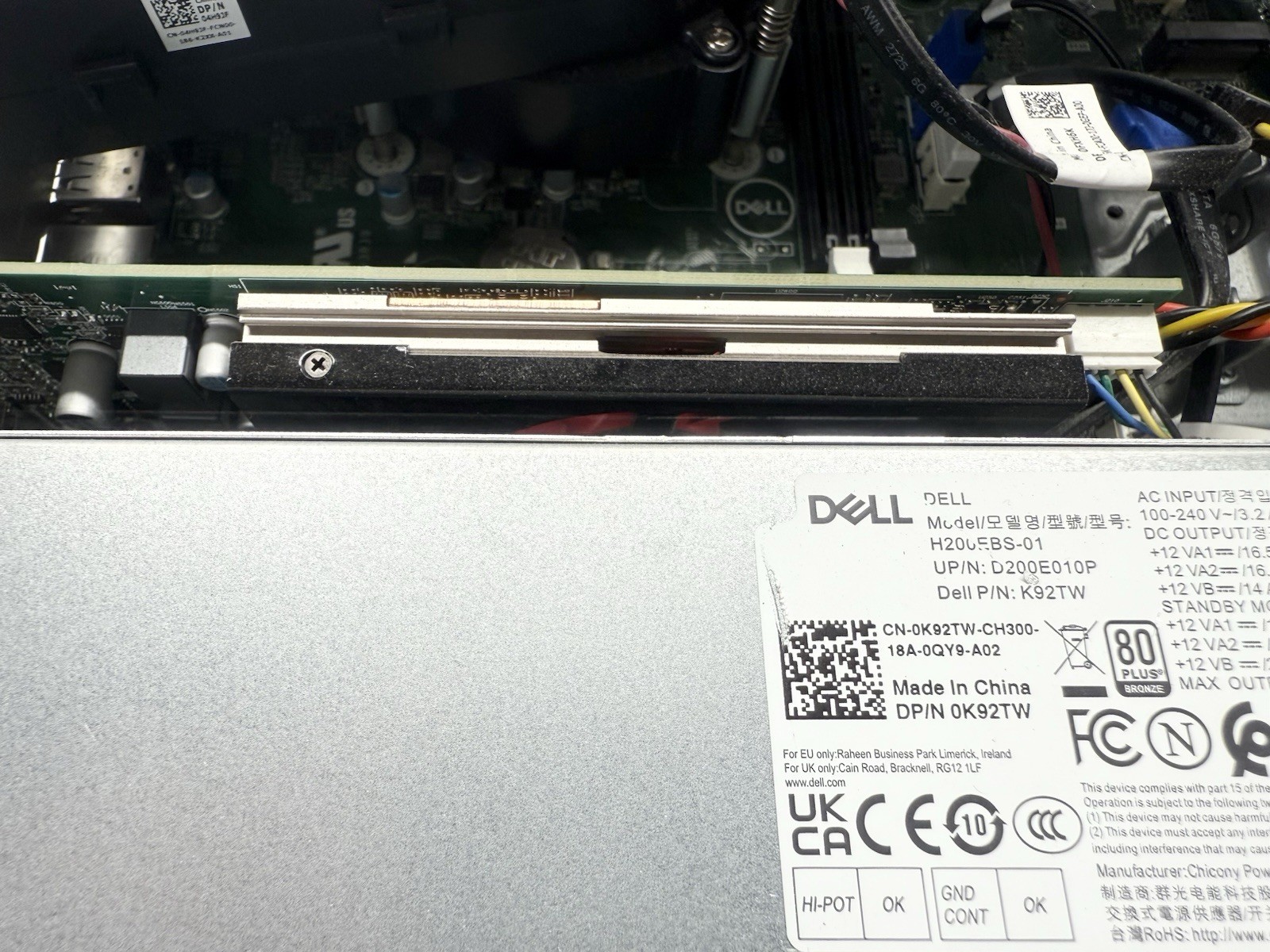 Dell Optiplex 3080 SFF intel i3-10100 3.60GHz 8GB DDR4 NO SSD NO OS AMD RX 640