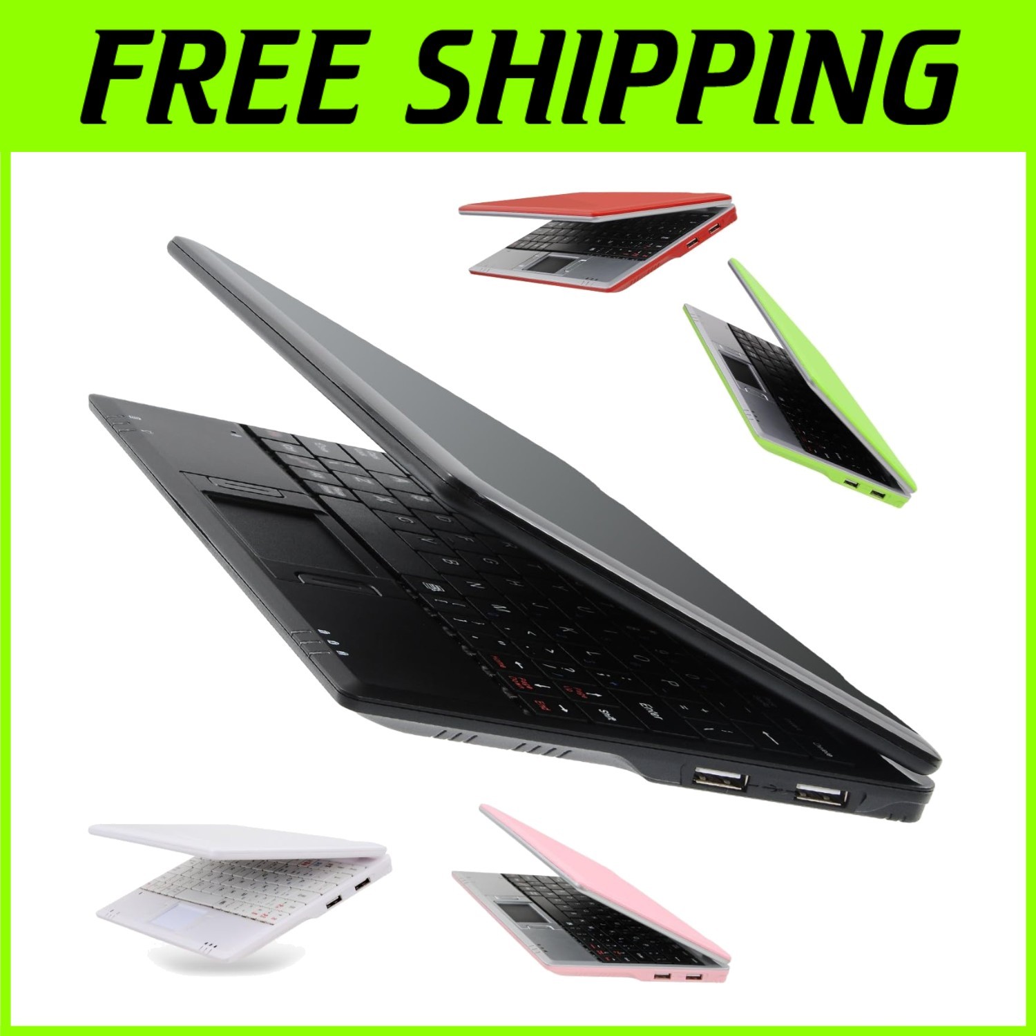 Lightweight 7″ Mini PC Netbook Android 12 WiFi**-~