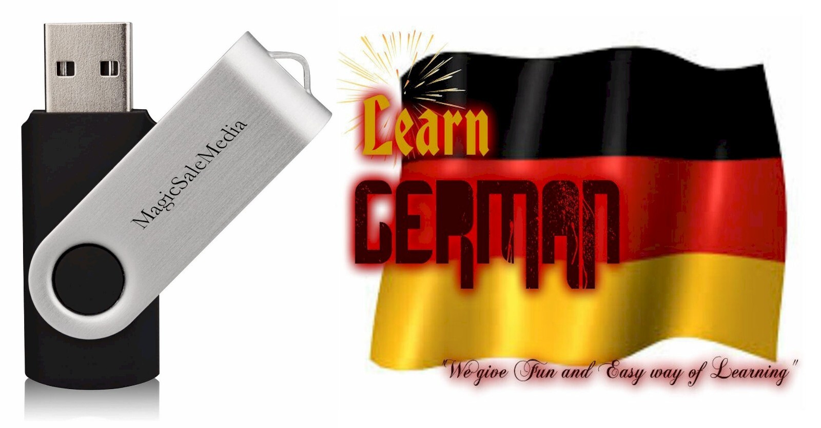 Learn German Fast – The Most Complete & Comprehensive Language Course on USB