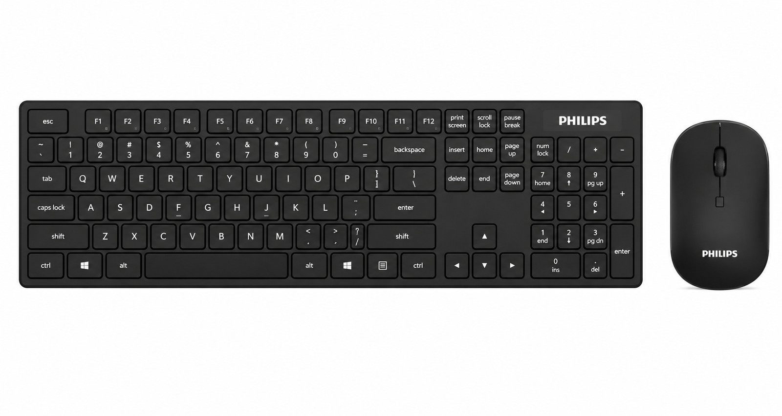 Philips 100 Series Wireless Keyboard-Mouse Combo SPT6103/00