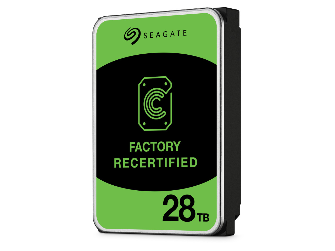 Seagate Exos 28TB 7.2K RPM SATA 6Gb/s 512e CMR 3.5in Recertified Hard Drive ST28