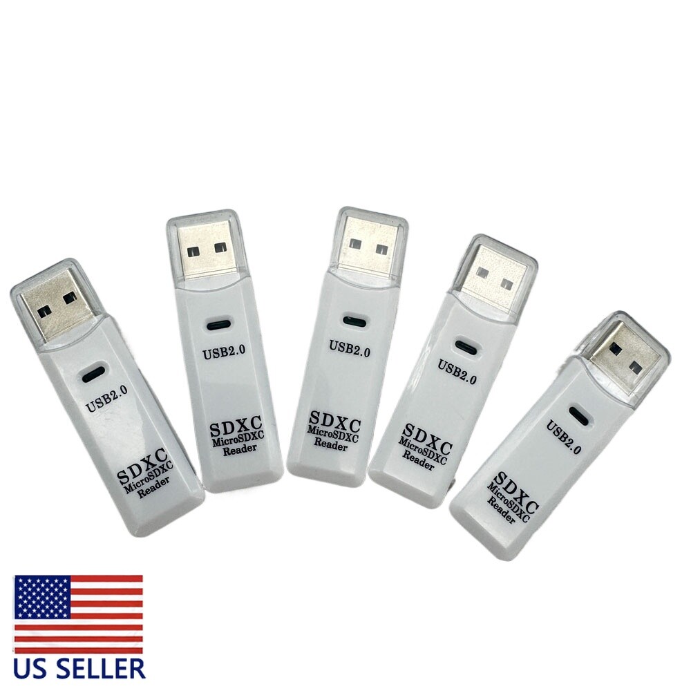 1PC NEW USB 2in1 CARD READER WRITER MICRO SD/SD USB 2.0 ADAPTER