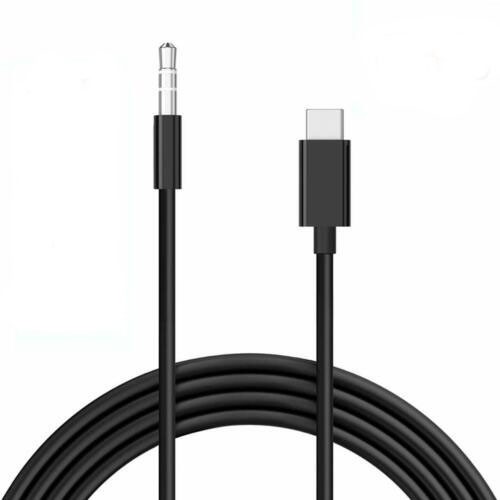 1M Car Stereo Android Type-C USB-C to 3.5mm Male Audio Jack AUX Cable Adapto lot