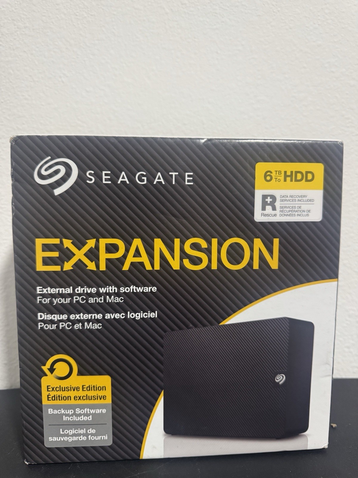 Seagate Expansion 6TB External Hard Drive HDD – USB 3.0 w/ Rescue Data Recovery
