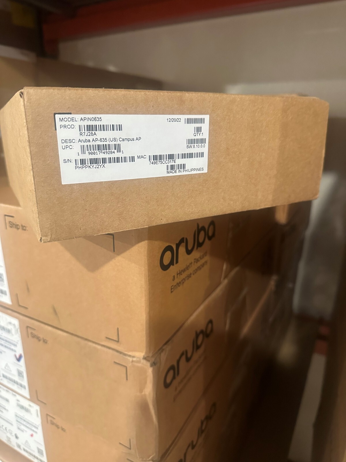 R7J28A HPE Aruba Ap-635 (Us) Campus Ap – BRAND NEW SEALED