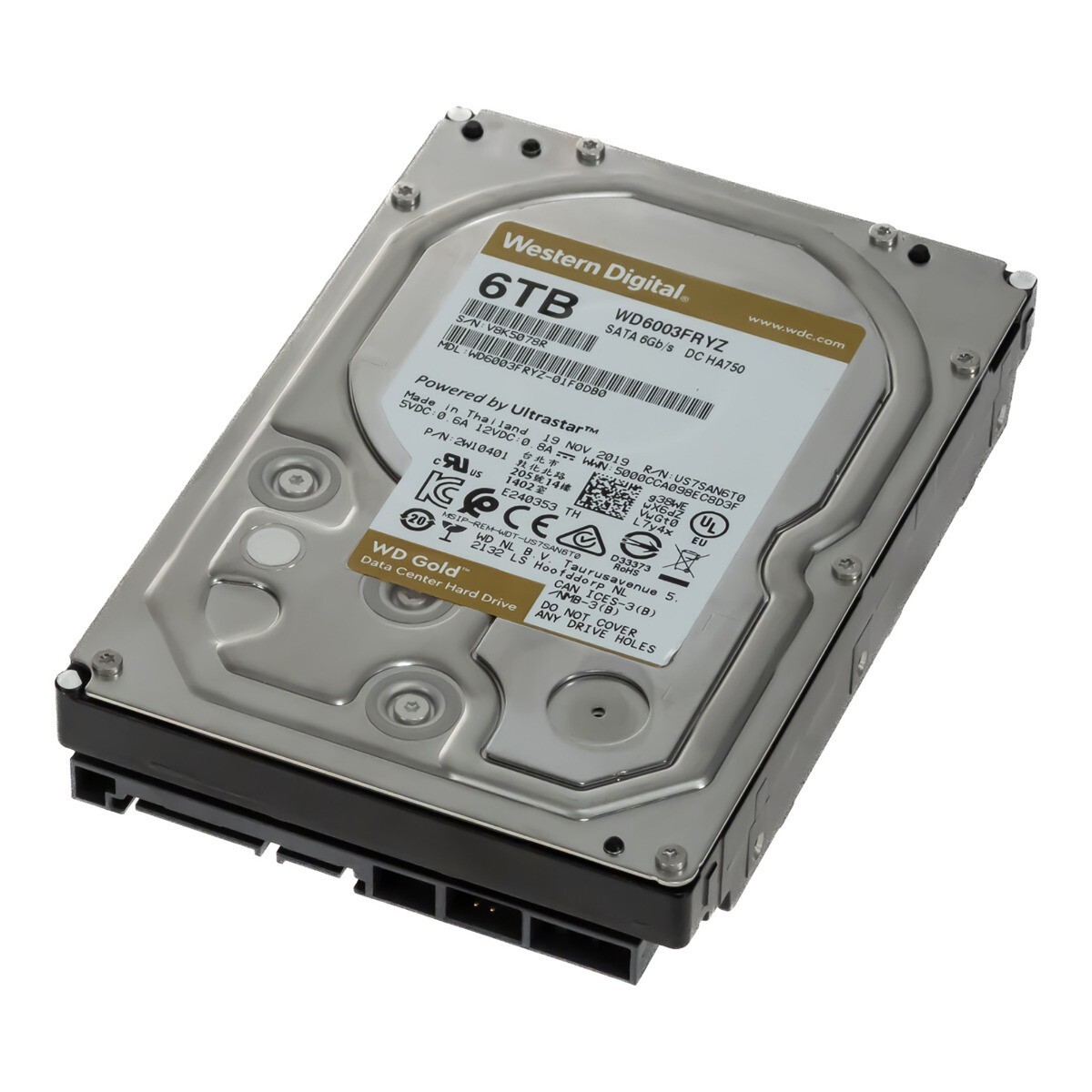 Western Digital WD Gold HDD WD6003FRYZ 6TB – BRAND NEW