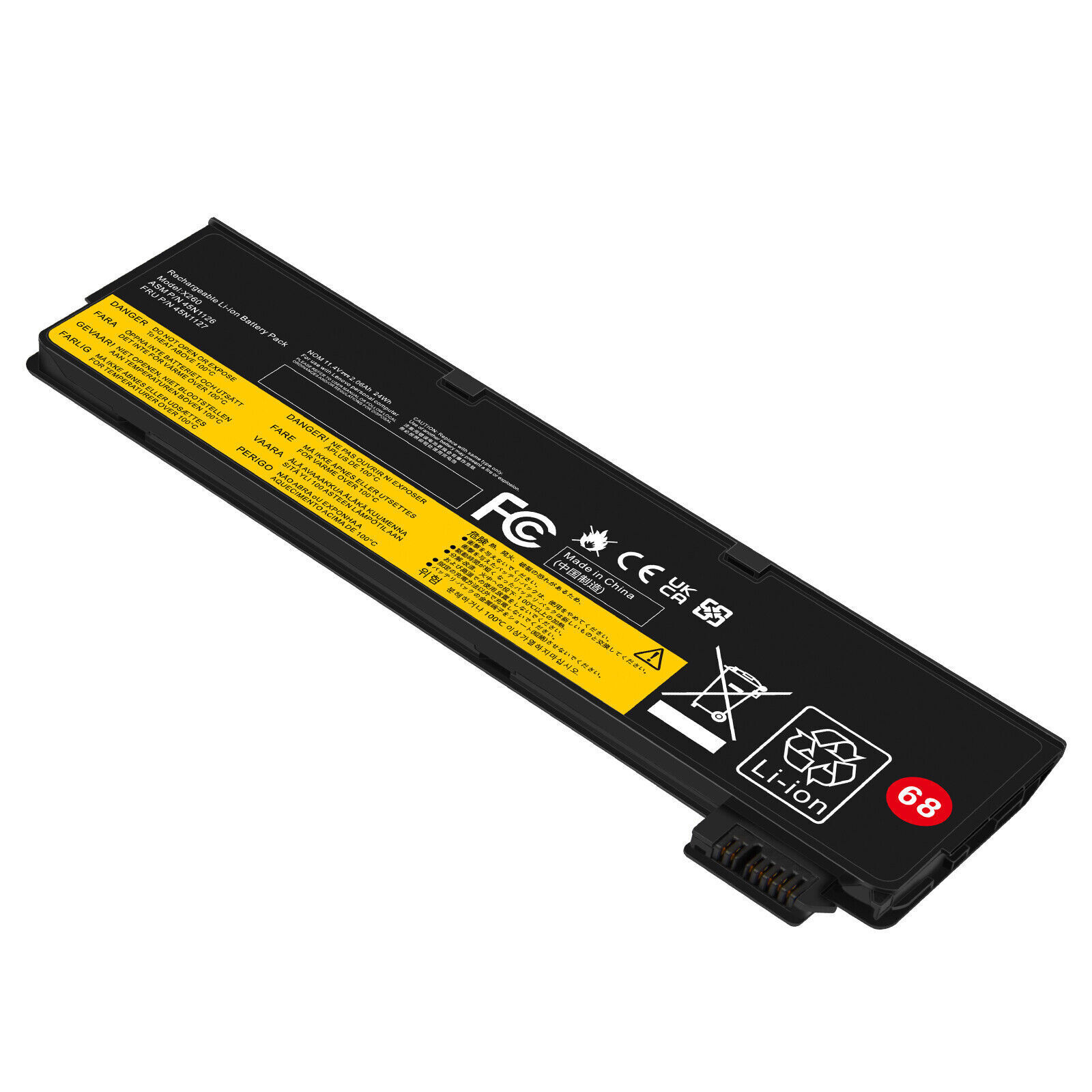 Battery for Lenovo ThinkPad X240 X240S X250 X260 X270 T440 T440S T450 T450S 68