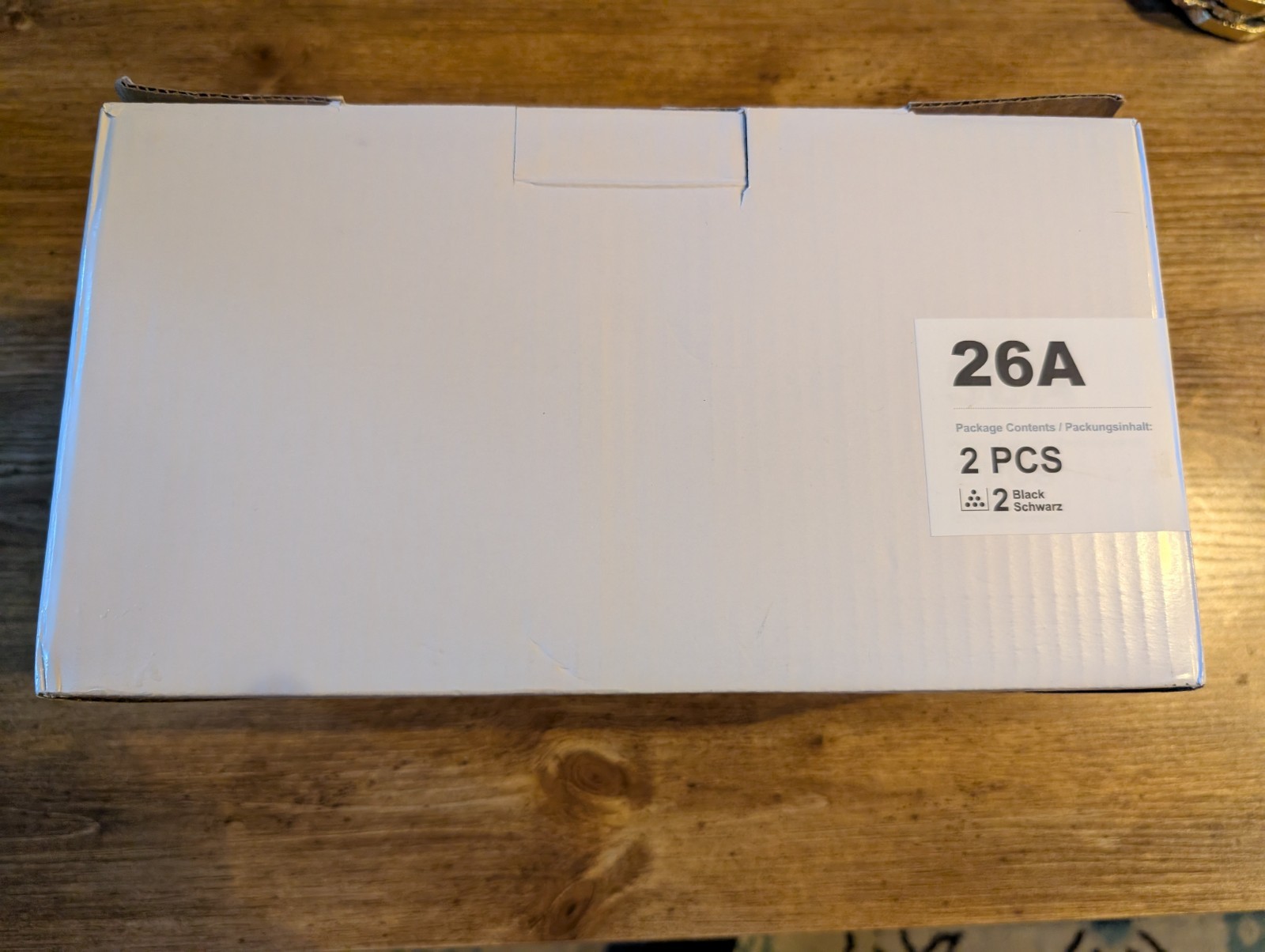Two (2) HP Laserjet 26A CF226A Black Laser Toner Ink Cartridges High Yield