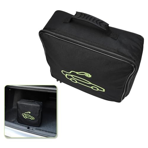 Waterproof EV Charging Cable Storage Bag Organizer, Heavy Duty Portable EV