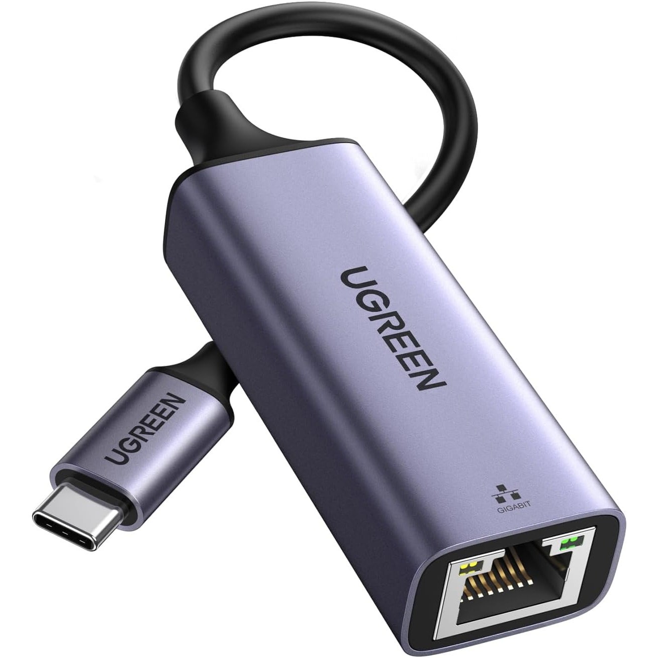 UGREEN USB C Ethernet Adapter 1Gbps RJ45 Plug Play for MacBook iPhone iPad XPS