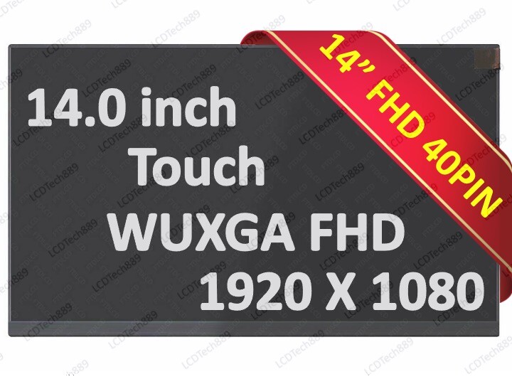 LG LP140WFB(SP)(F2) Dell 0NXKRH 40pin Touch FHD 1920×1080 IPS Matte LCD Screen