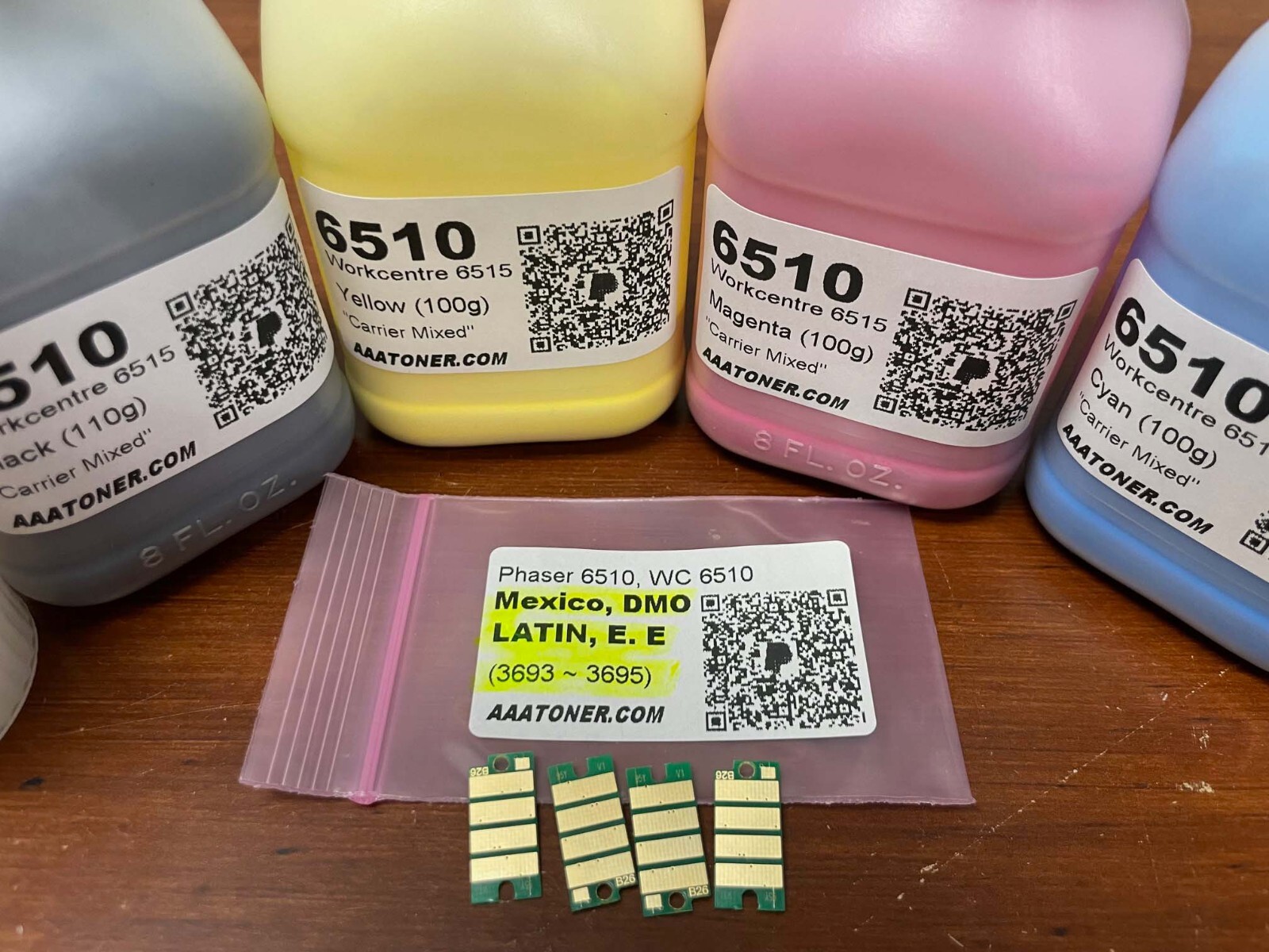 4 EX HC Toner Refill for Xerox Phaser 6510, WorkCentre 6515 (Mexico, DMO, LATIN)
