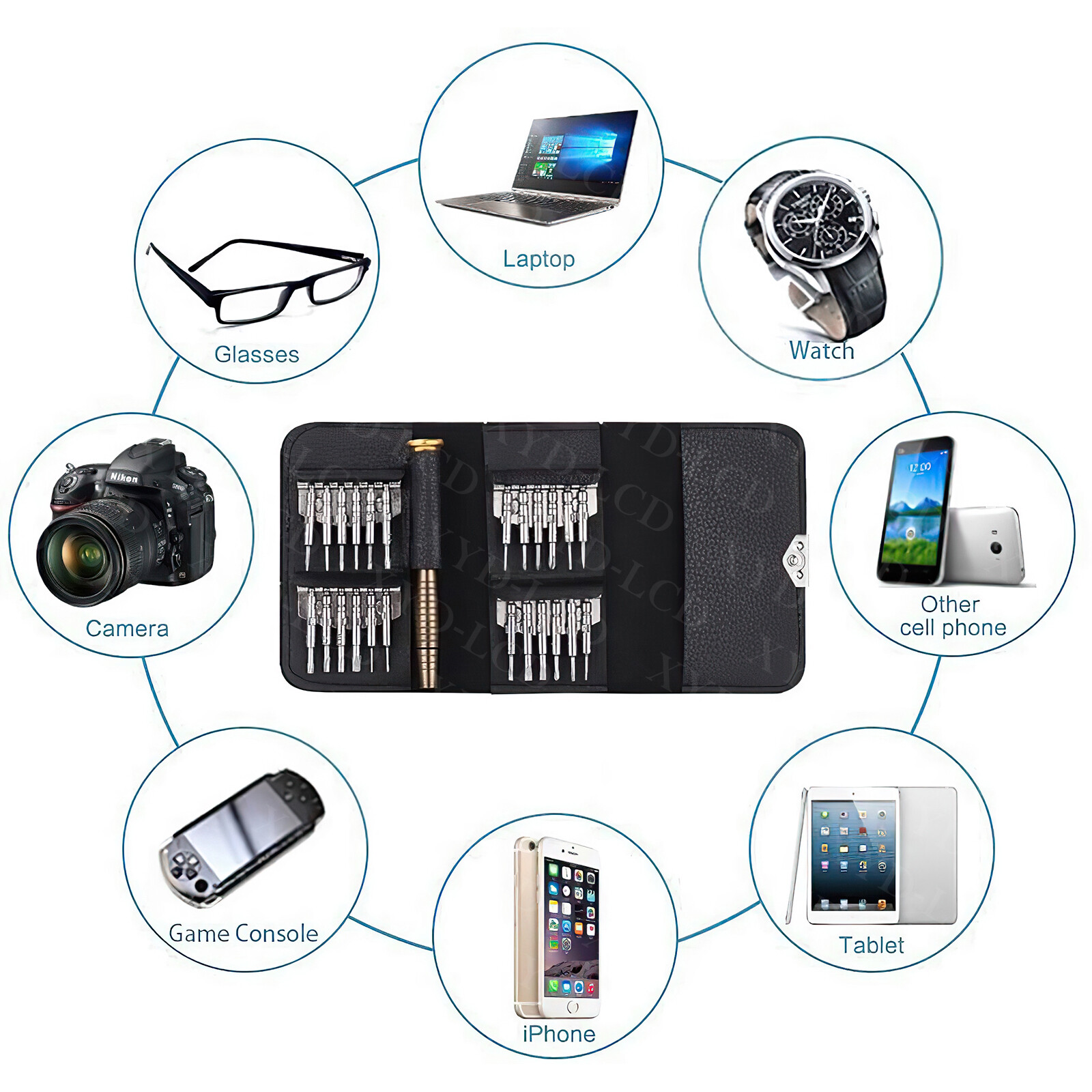 for Macbook Air, Macbook Pro Repair Tool Kit 1.2mm Pentalobe Screwdriver 25X/Set