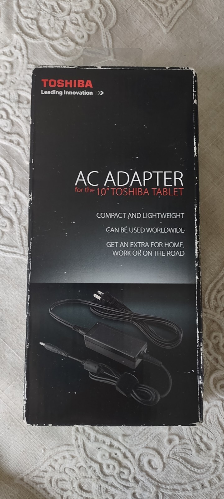 Toshiba Power Adapter PA3922U-1ARA 30W Global AC for Toshiba 10″ Tablet