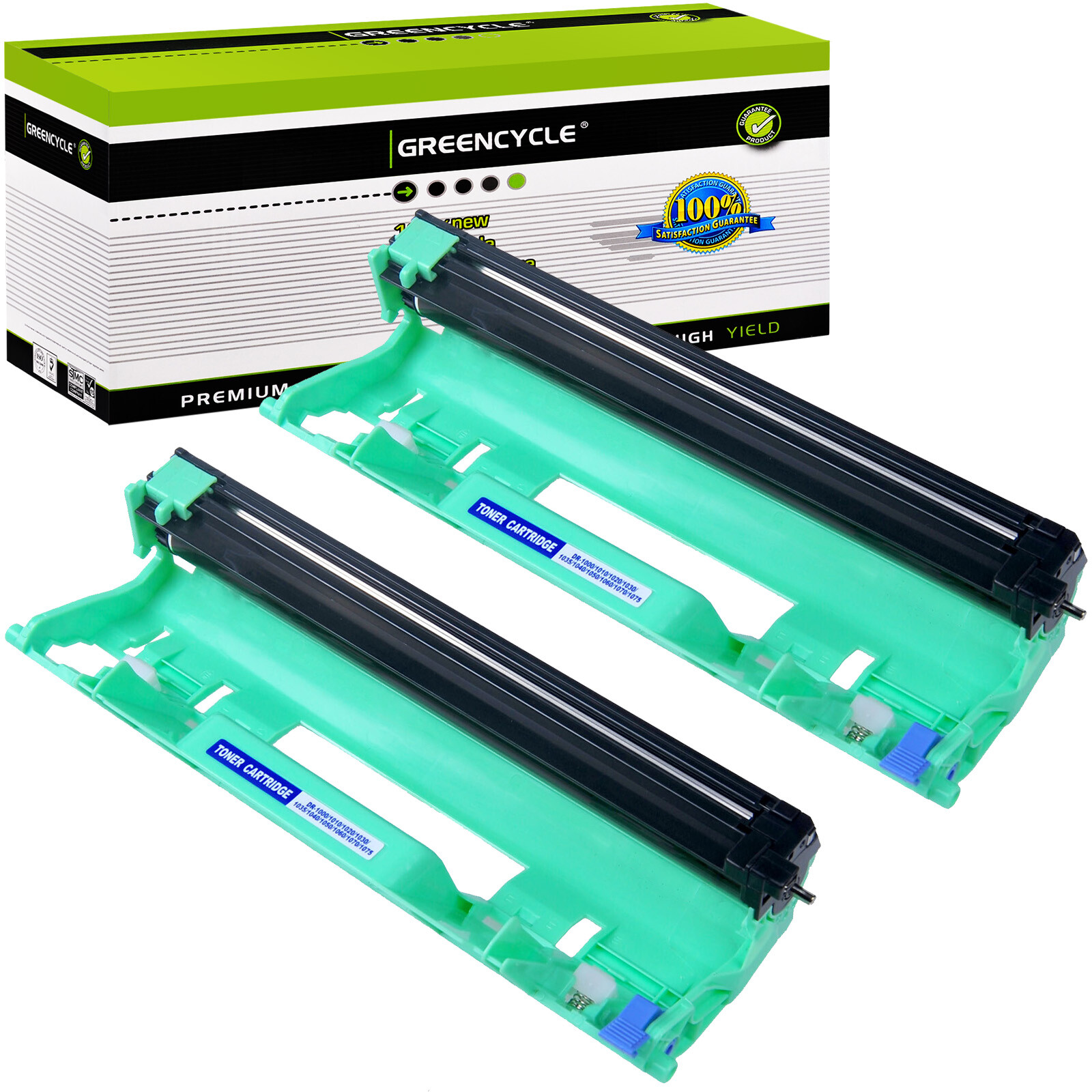 2 Pack DR1000 Drum Unit Fits For Brother MFC-1810 1810E 1810R DCP-1512E HL-1112E