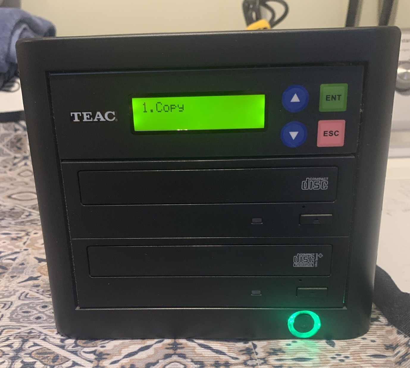 TEAC CDW-D11 CD Duplicator Disc Copier Burner Standalone Excellent Used w/manual