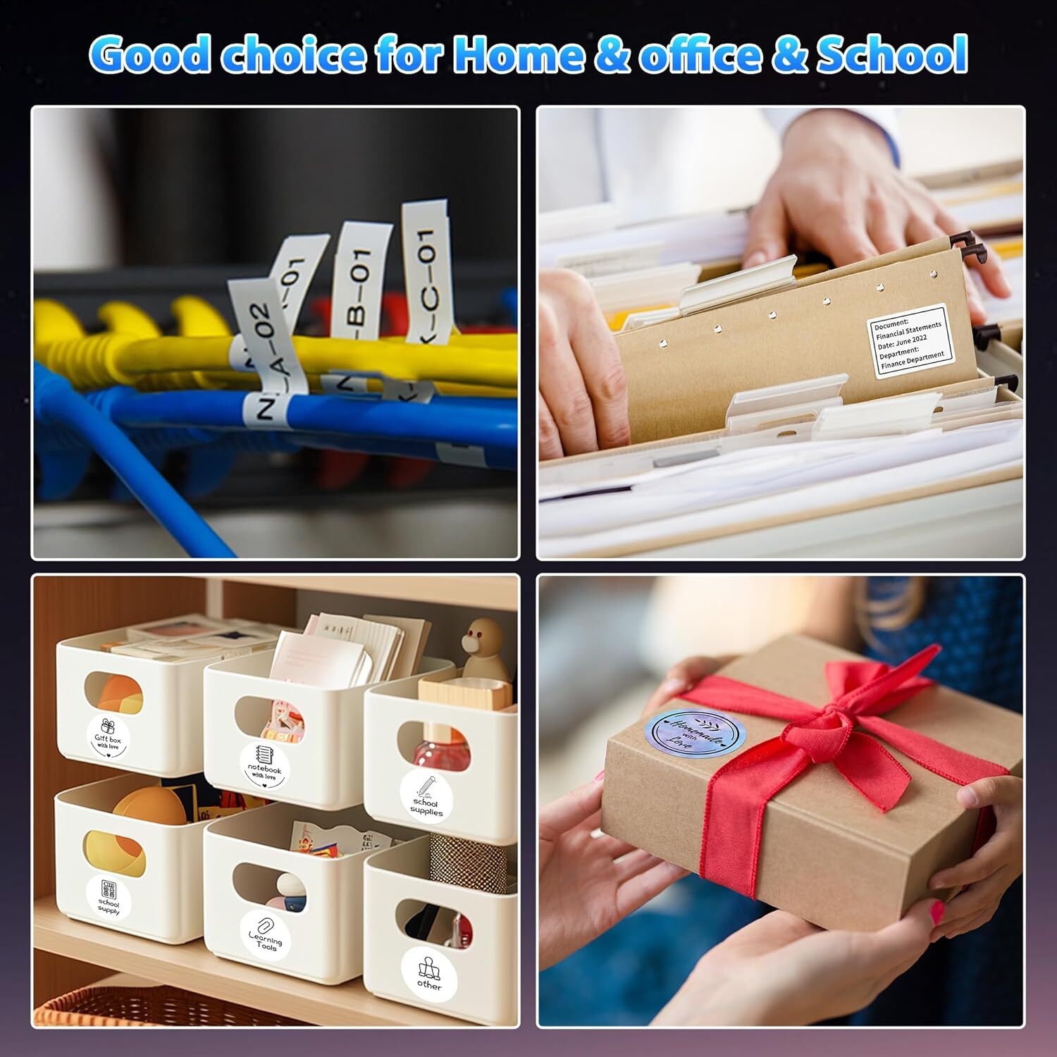 Phomemo M108 Bluetooth Thermal Label Printer Sticker Maker for Small Business