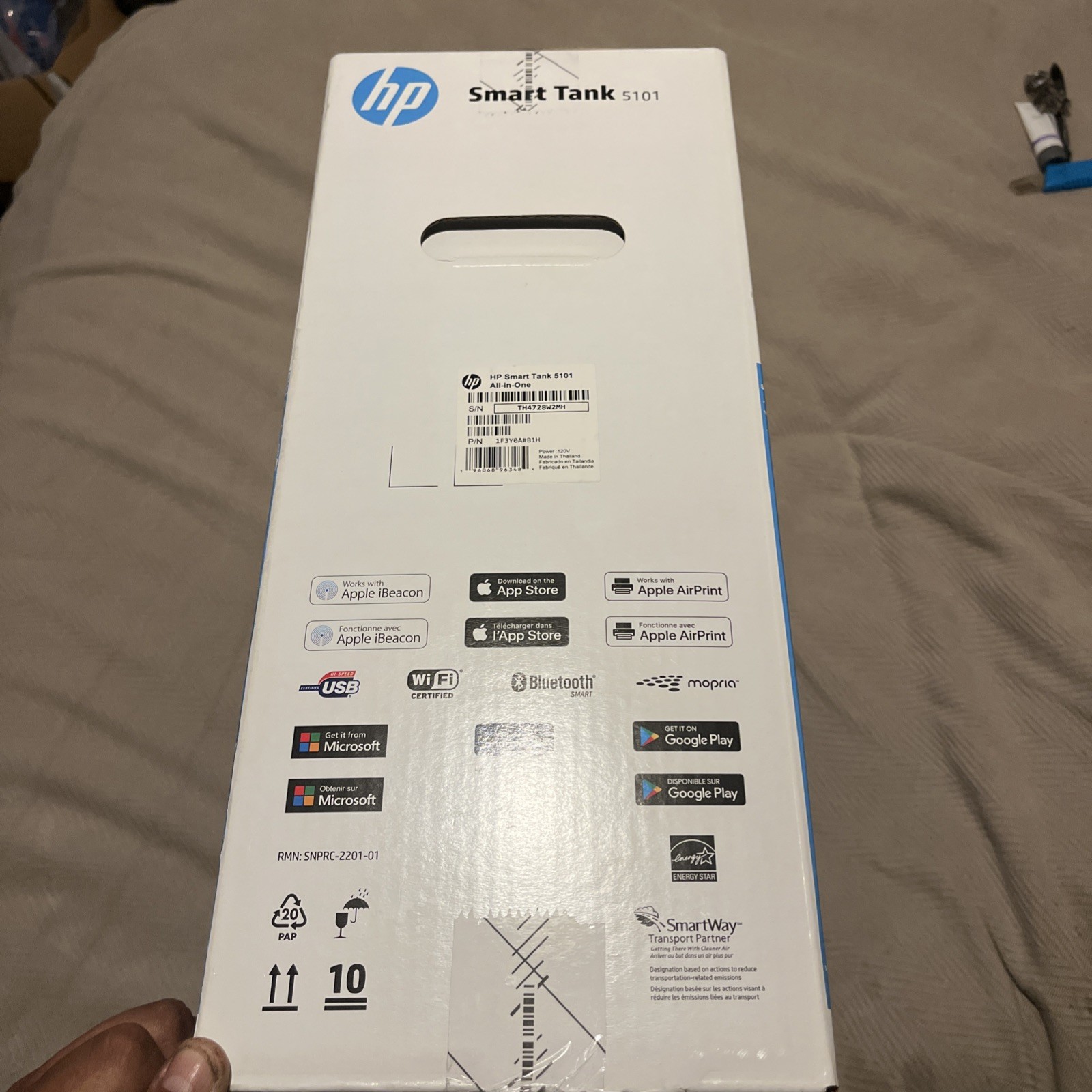 HP Smart Tank 5101 All-In-One Inkjet Printer – Wifi AirPrint. Brand New In Box