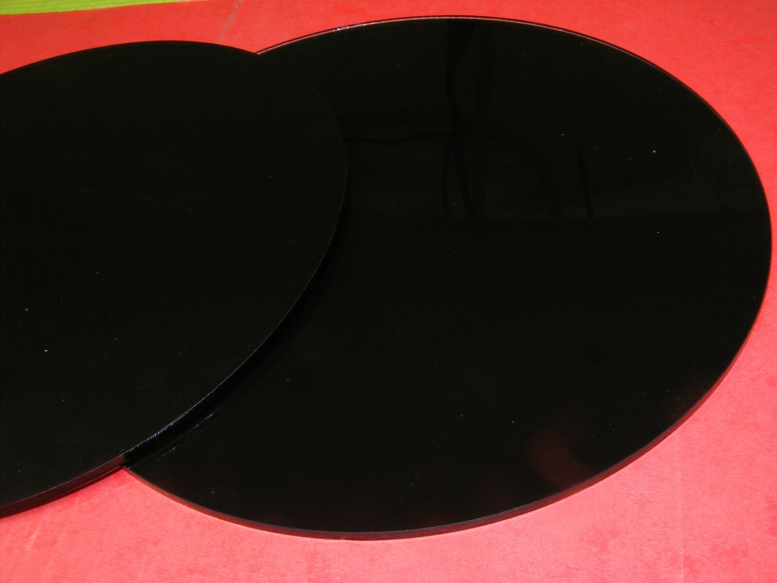 3D PRINT BED Borosilicate BLACK PYREX ROUND Glass PLATE 200MM X 3MM USA x2