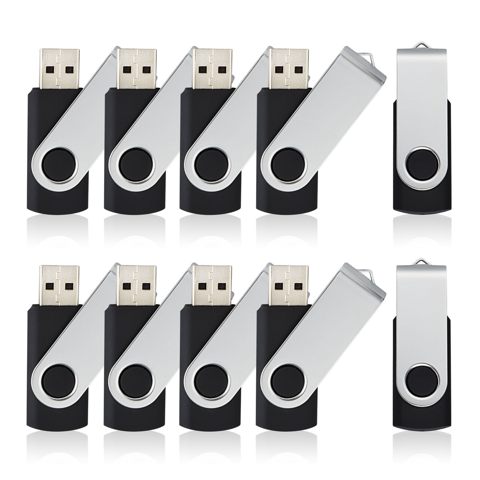 128GB 64GB 32GB 16GB Flash Drive Memory Stick Swivel Pendrive Thumb Drive U Disk