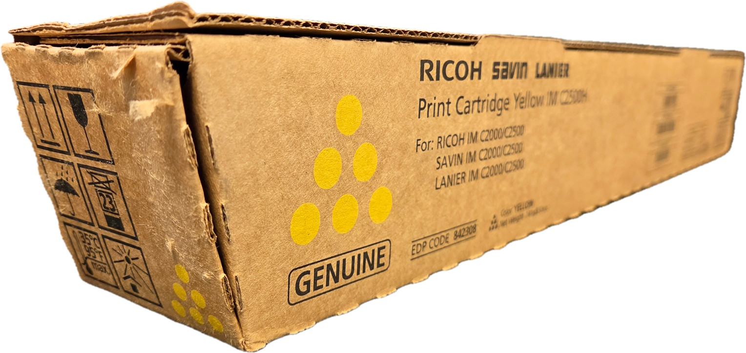 Ricoh Yellow Print Cartridge (842308) – For Ricoh IM C2500 Ricoh IM C2000