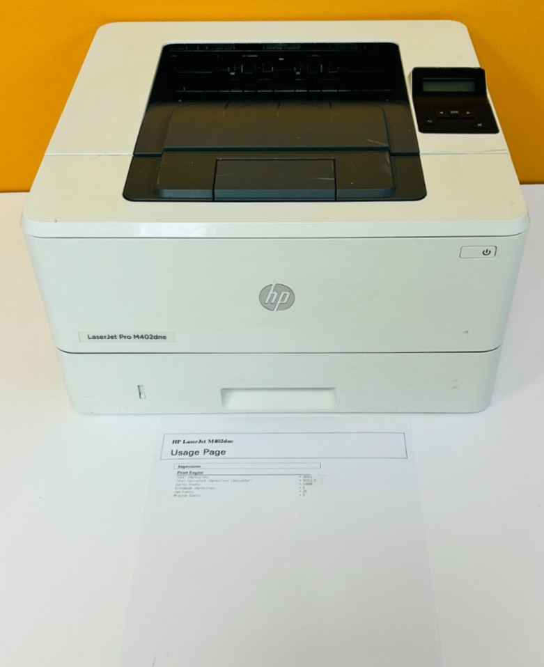 HP LaserJet Pro M402dne (C5J91A) (P/C 36,911) 1200 MHz, 256 MB, Printer. Tested!