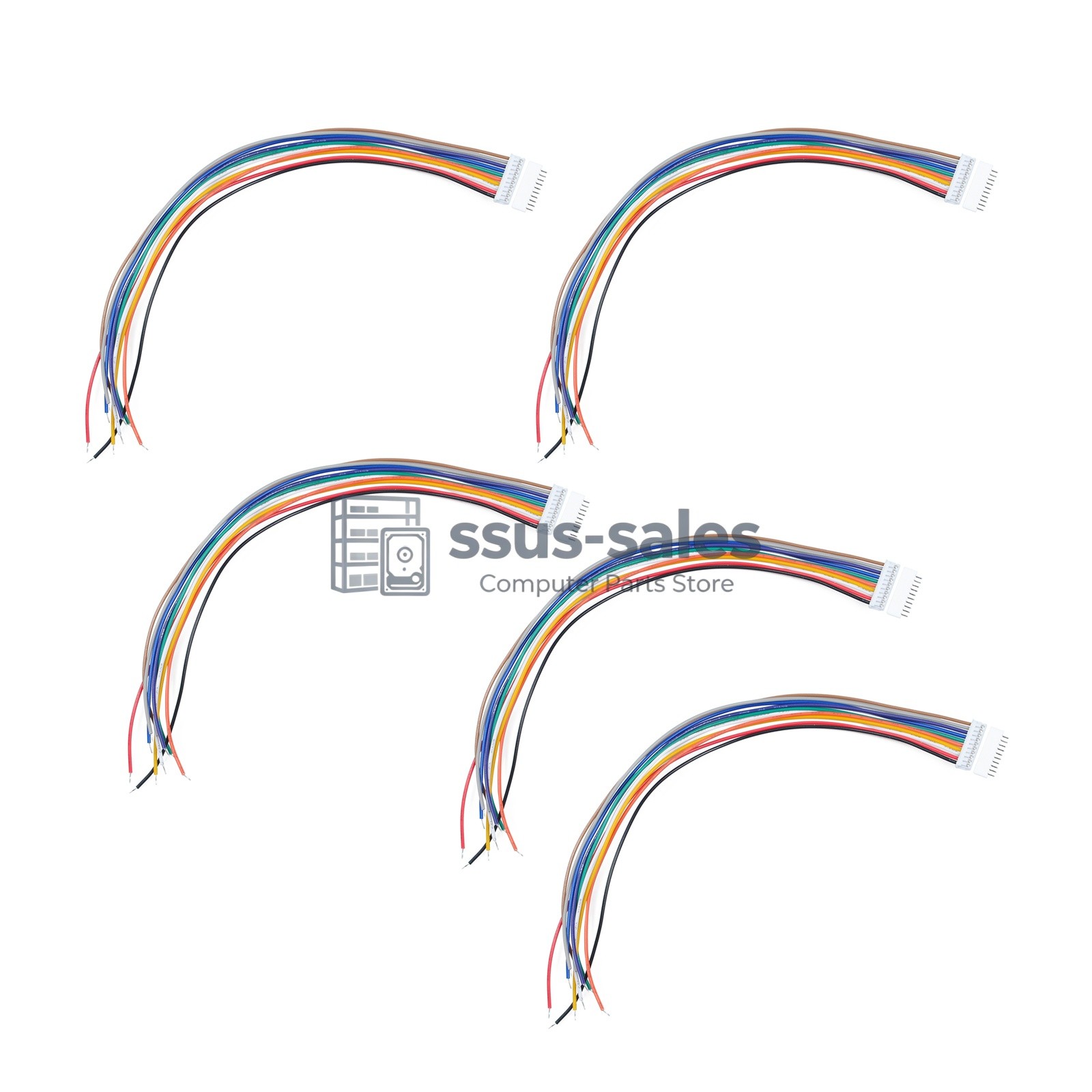 X5 ZH1.5 10Pin Single End Wire Cable 20cm Straight Pin Header Terminal Socket