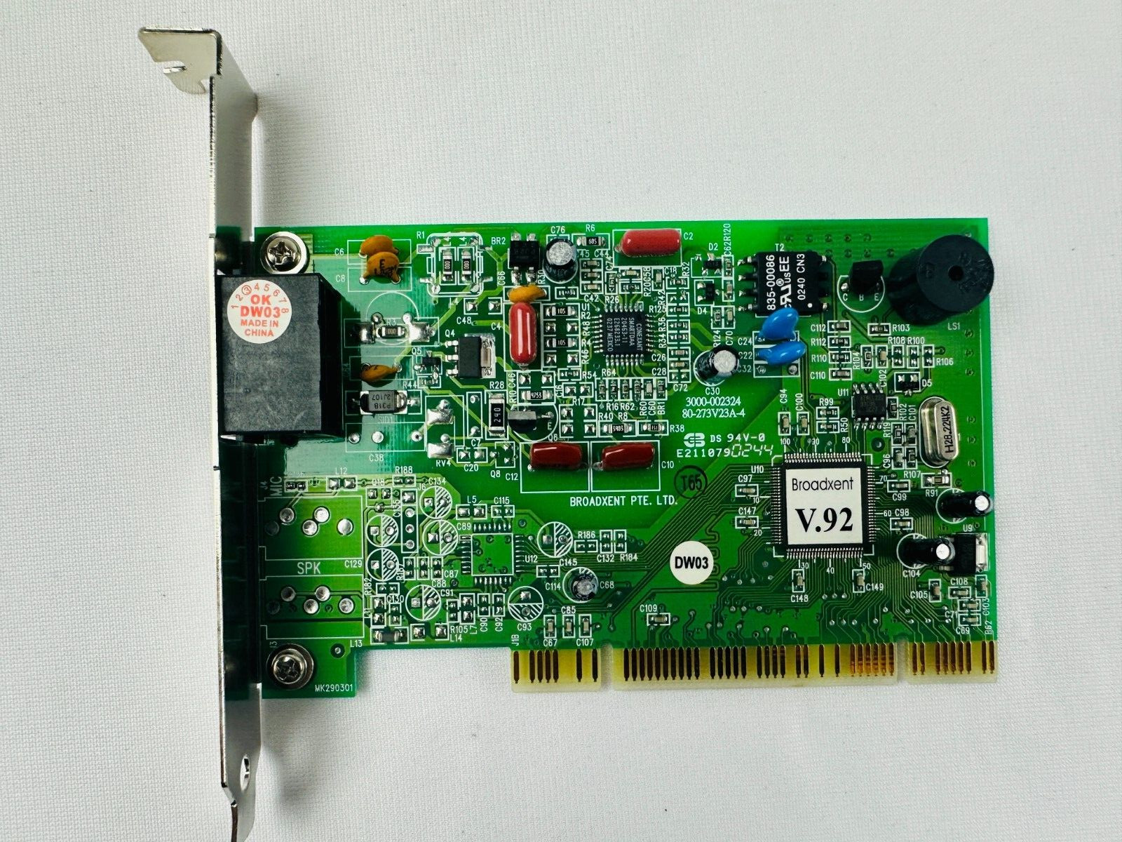 Creative Broadxent 245-05633-00 DI5630-5/DI5631/DI5633 Fax Modem Blaster Card