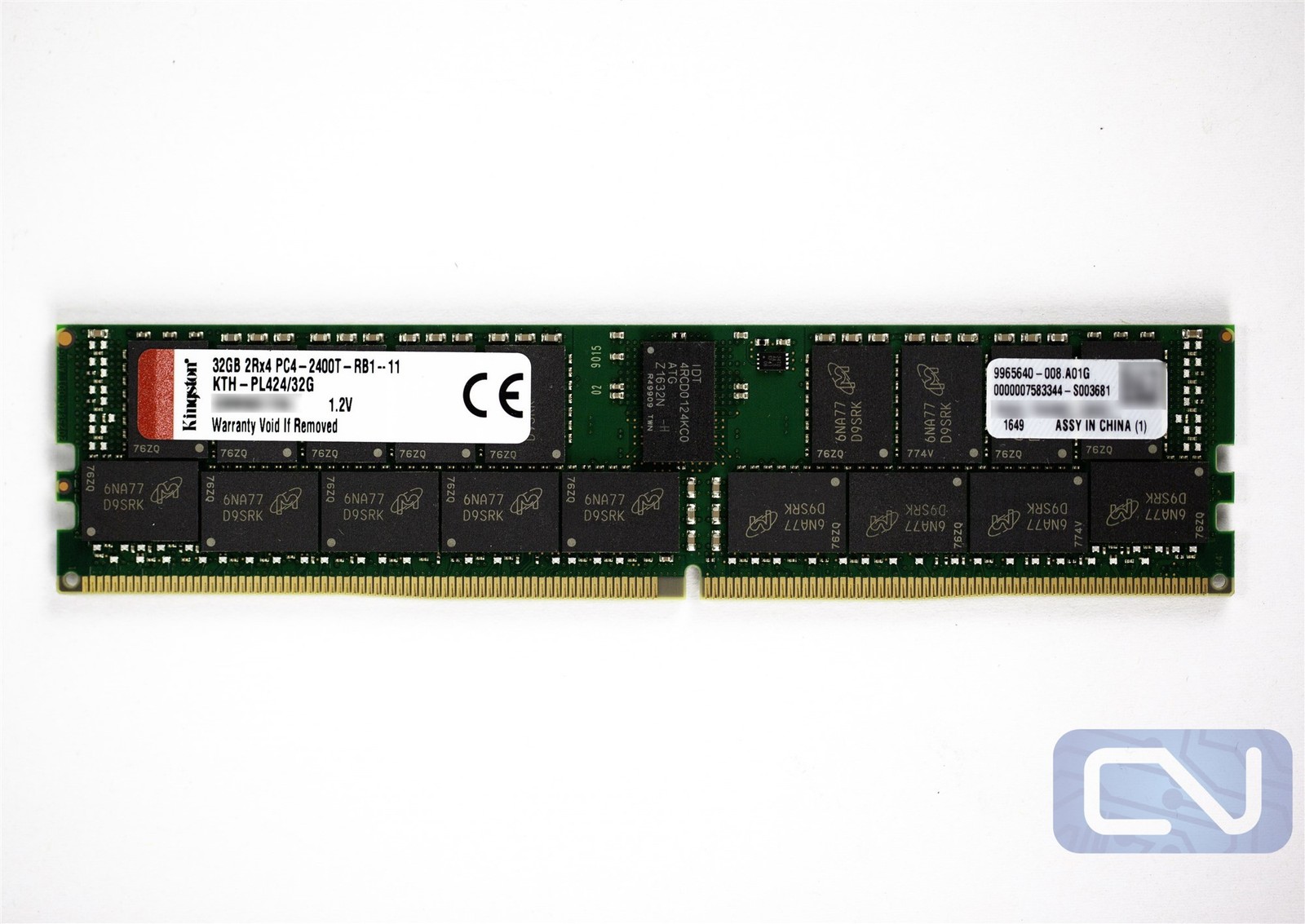 Kingston 32GB DDR4 2400MHz KTH-PL424/32G ECC REG PC4-19200 2Rx4 (Server RAM)