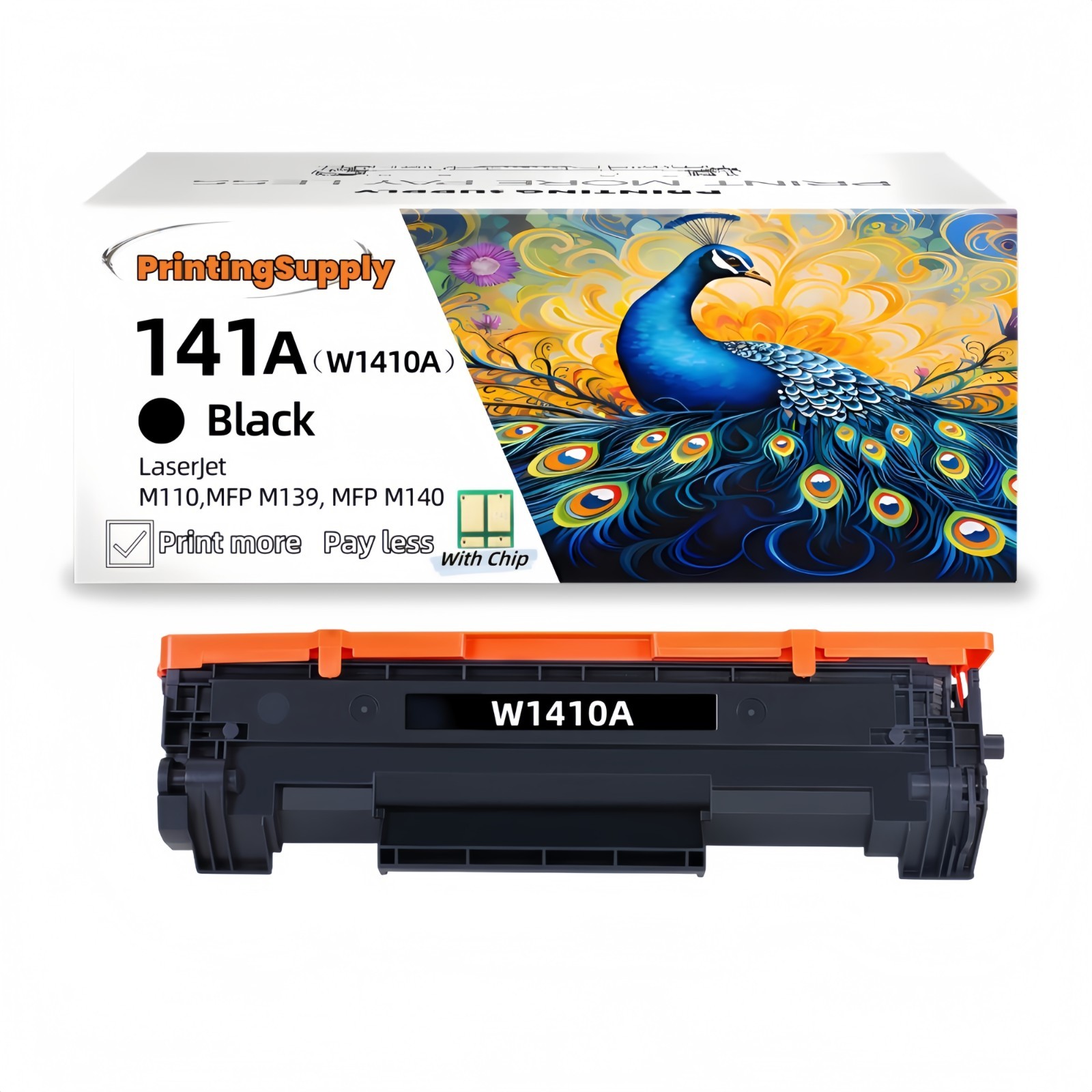 W1410A Toner Cartridge for HP 141A Laserjet M110w MFP M139w M140w【With Chip】