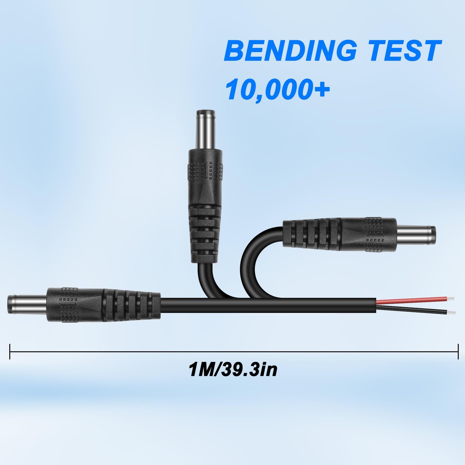 5Pack DC 5.5Mm X 2.5Mm Male Plug to Bare Wire Open End Power Wire Supply 5521 Pi