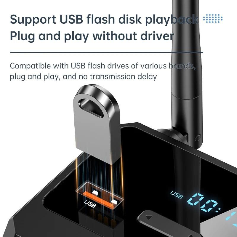 Bluetooth 5.3 Home Stereo Audio Receiver AUX USB Optical HD Music to RCA Adapter