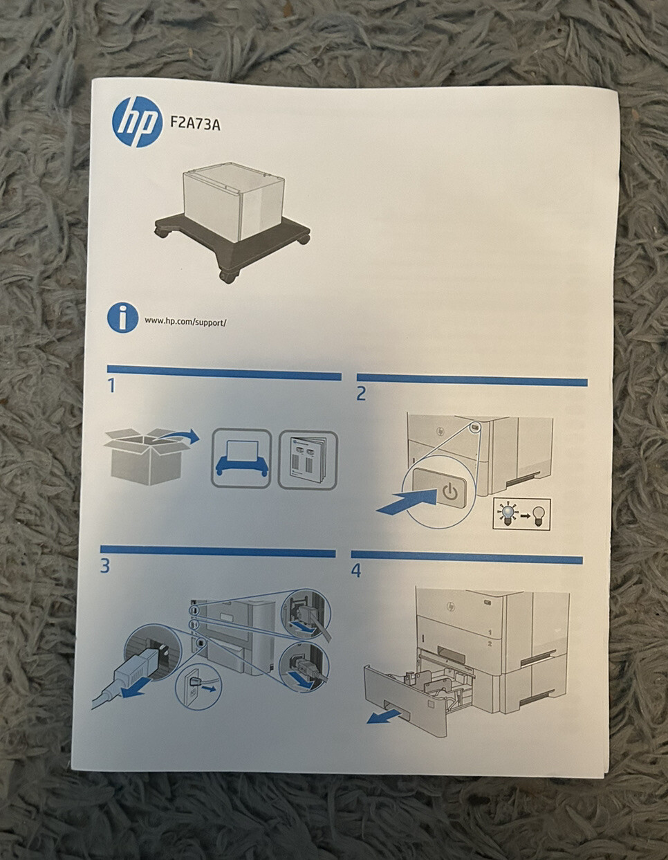 HP Laserjet Printer Cabinet F2A73A