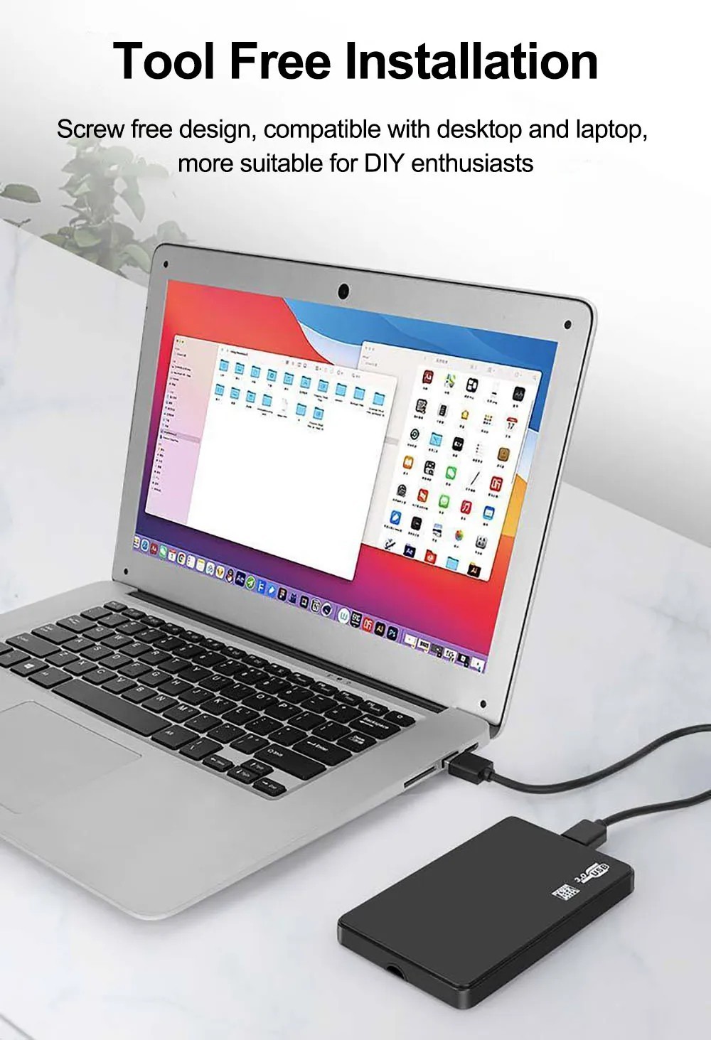 2.5″ SATA USB 3.0 Hard Drive Disk HDD SSD Enclosure External Laptop Case