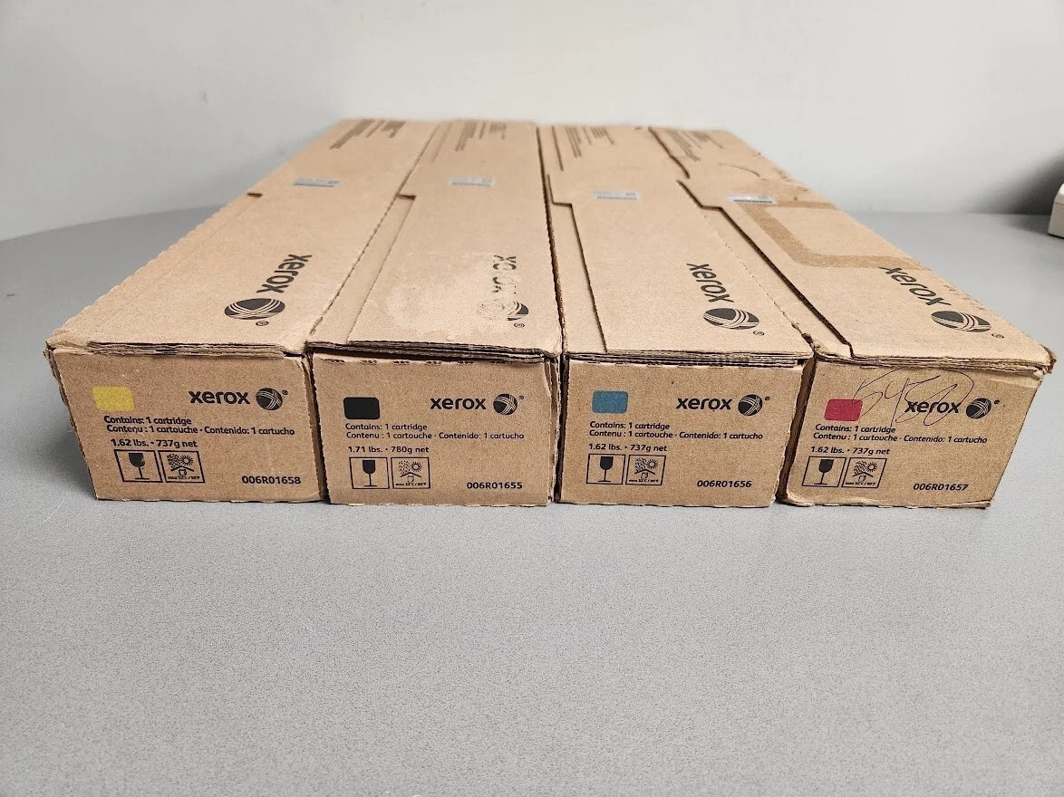 Xerox C60 C70 Toner Set CMYK 006R01655 006R01656 006R01657 006R01658