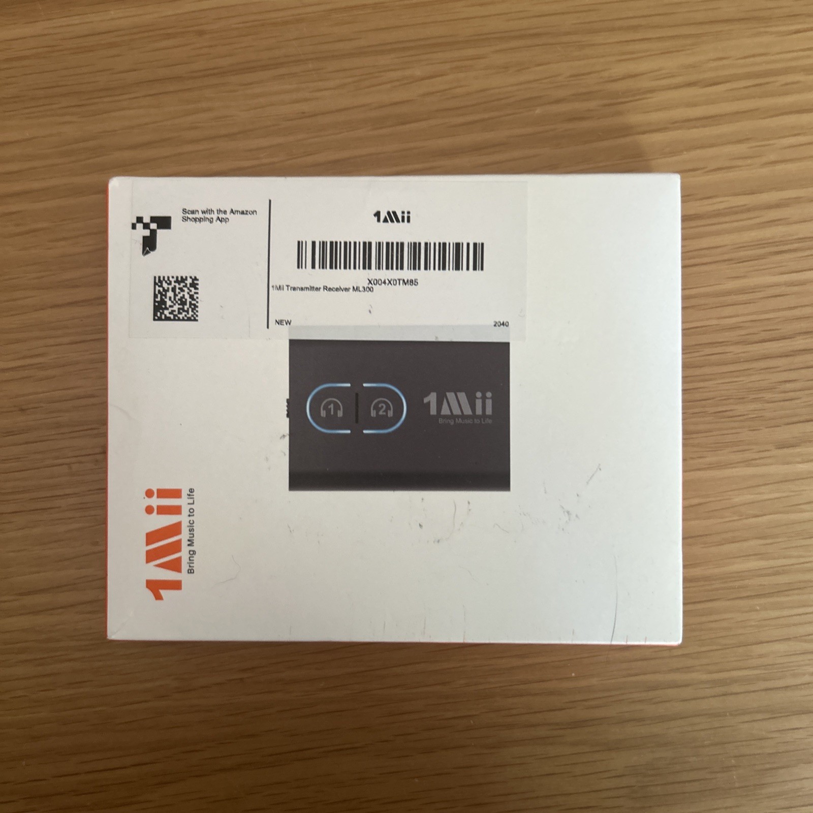 1Mii ML300 Bluetooth 5.3 Transmitter Receiver AptX Low Latency for TV Stereo