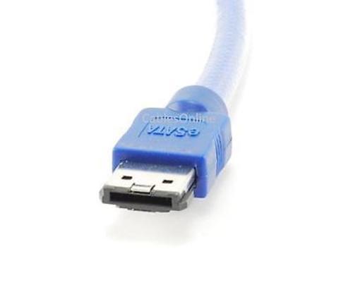 6ft. Round External Serial ATA (eSATA) to Internal SATA-II Blue Data Cable, I-L