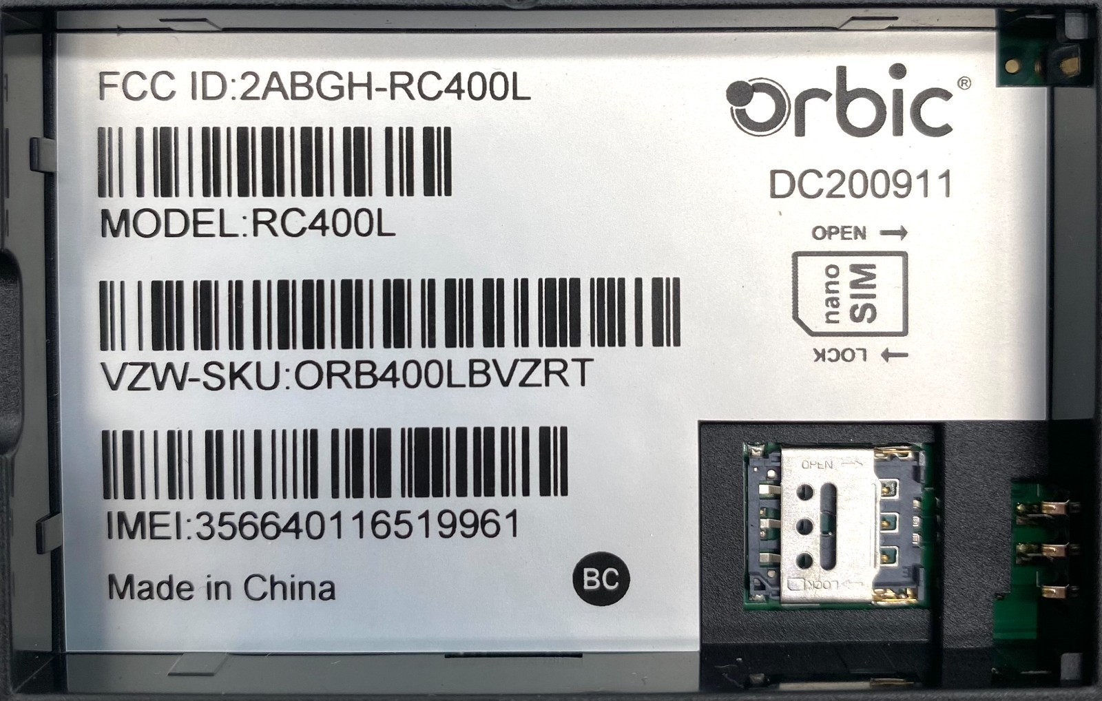 LOT OF 10 VERIZON RC400L 4G ORBIC SPEED MOBILE HOTSPOT w/o BATTERIES