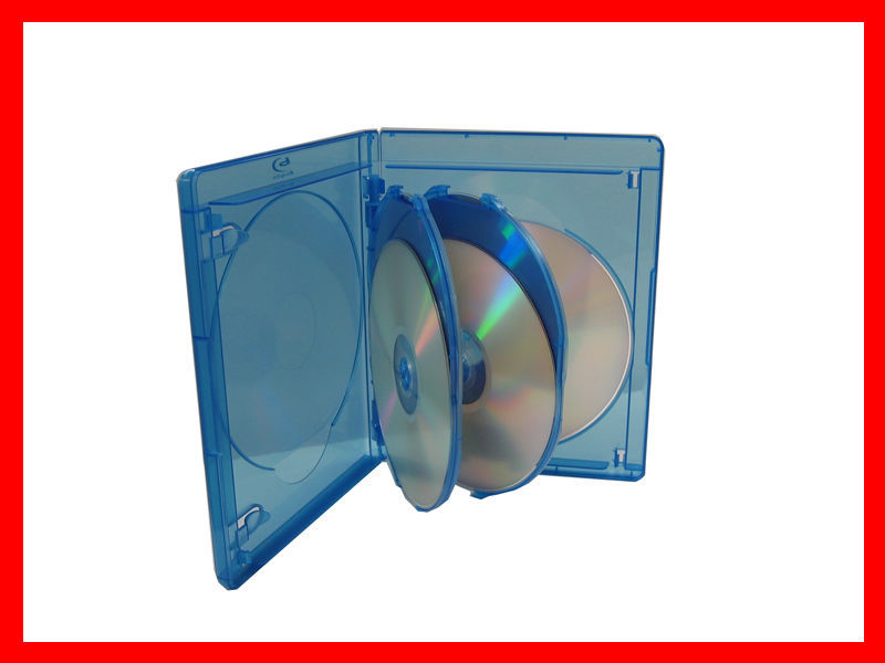 VIVA ELITE Blu-Ray Replace Case Hold 5 Discs 4 Pk 15mm Storage Holder 5 Tray
