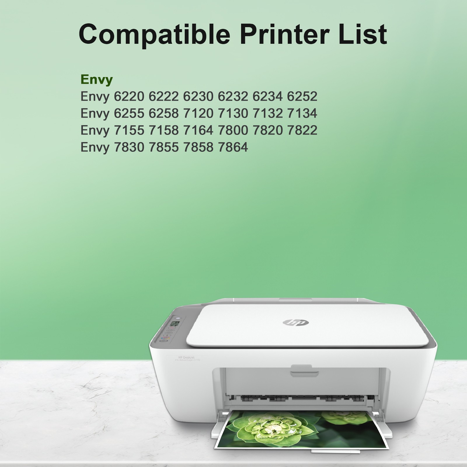 64XL Ink Cartridges for HP 64 XL Envy 7855 7155 7858 6252 7800 6220 6255 Combos