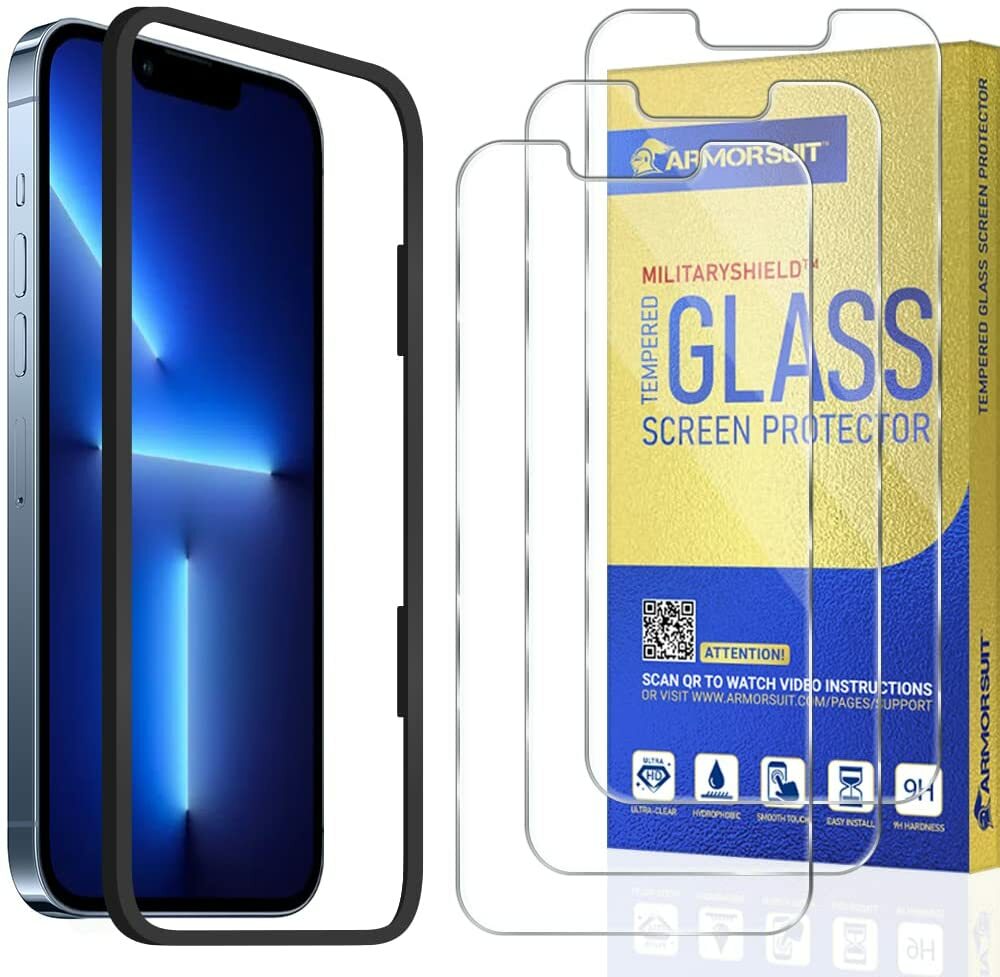 [3-Pack] ArmorSuit Phone 13 Pro max (6.7 in) Tempered Glass Screen Protector