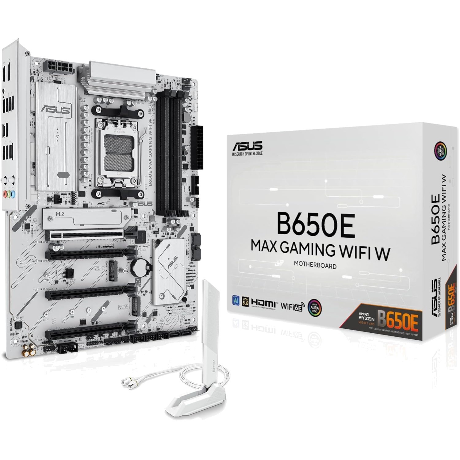 Motherboard AMD B650 ATX WiFi 6E PCIe 5.0 M.2 RGB Wi-Fi Gaming PC Build