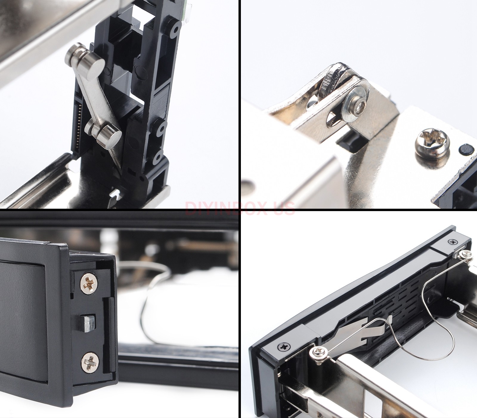 Lot 5.25″ Tray-Less Hot-Swap Mobile Rack for SATA 3.5″ Hard Drive HDD Caddy Dock