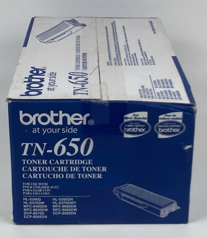 Brother Genuine TN-650 High Yield Black Toner TN650 HL-5340D MFC-8480DN NEW