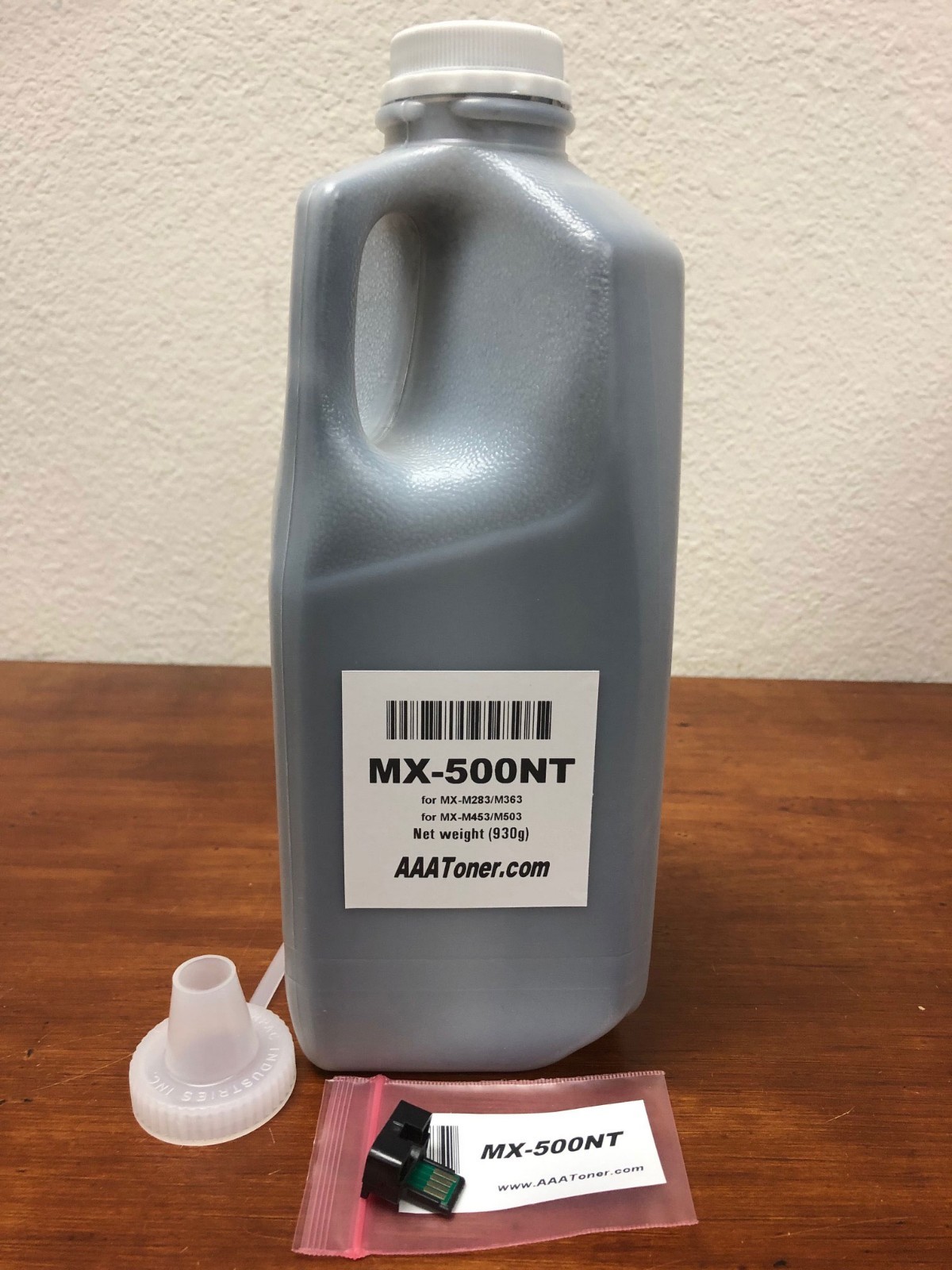 (930g) MX-500NT Toner Refill for Sharp MX-M283N, M363N, M453N, M503N U + Chip