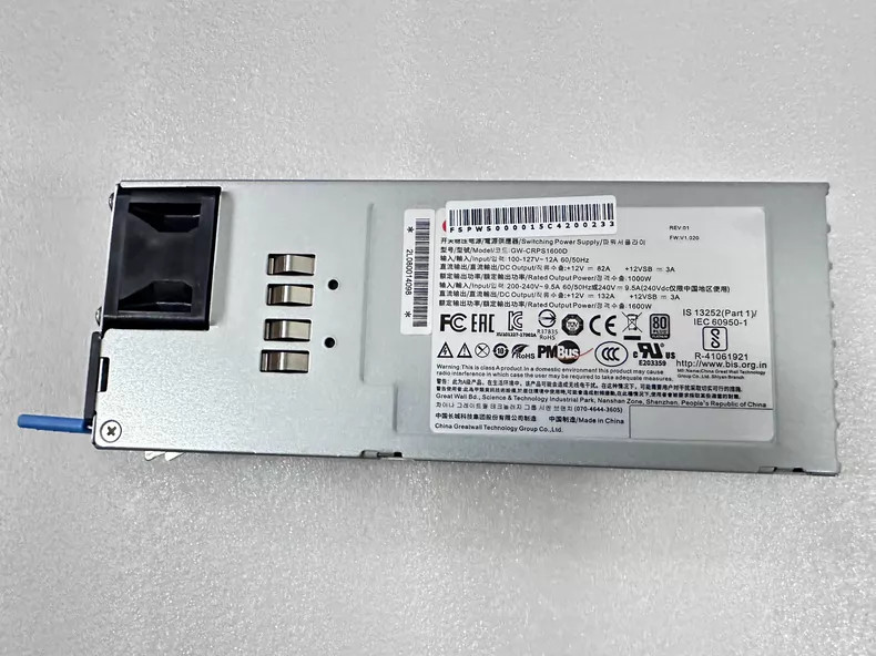 Great Wall GW-CRPS1600D 1600W CRPS Platinum Server PSU Hot Swap PMBus 中文对照