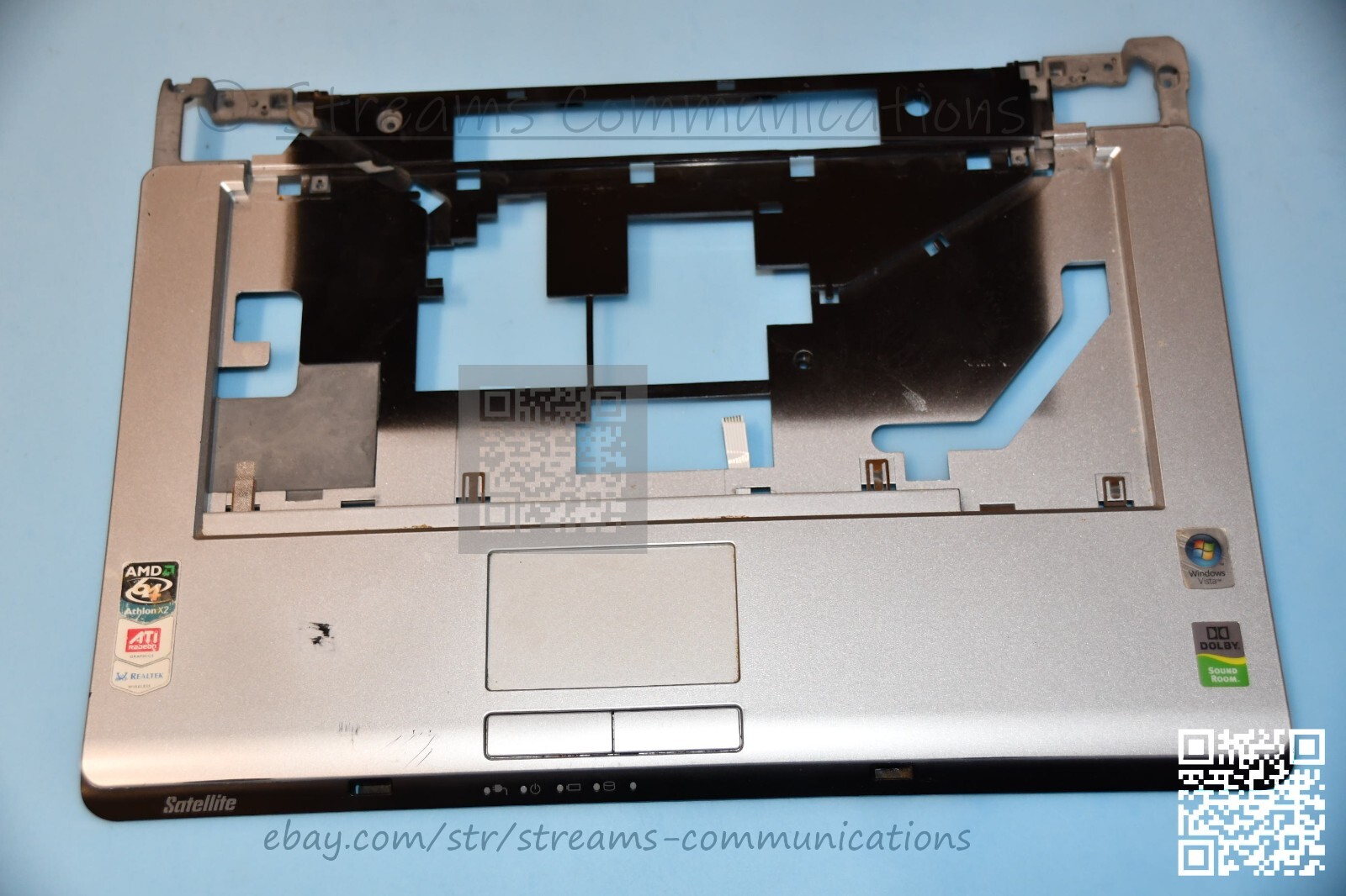 TOSHIBA Satellite A205 A215 Laptop Palmrest with Touchpad – PN: V000103000