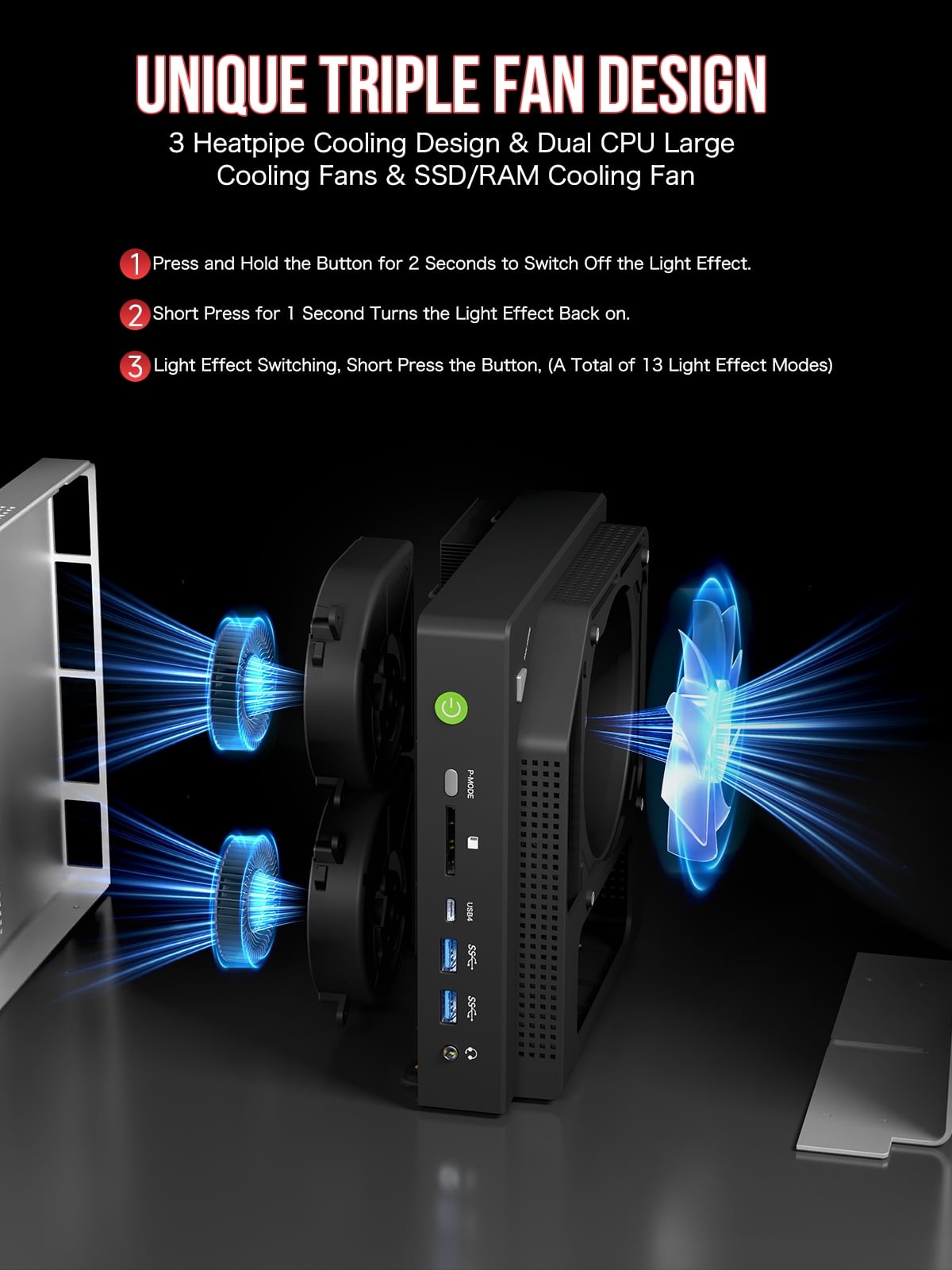 Mini PC GMKTEC, AMD Ryzen Al Max+ 395 (Up to 5.1Ghz) Mini Gaming PC, 64GB LPDDR5