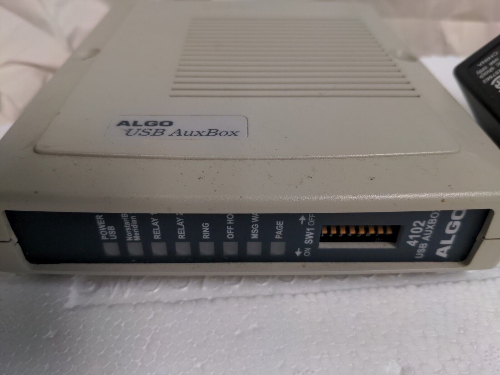 ALGO 4102 Digital AuxBox USB Call Recording for Digital Telephone + AC adapter