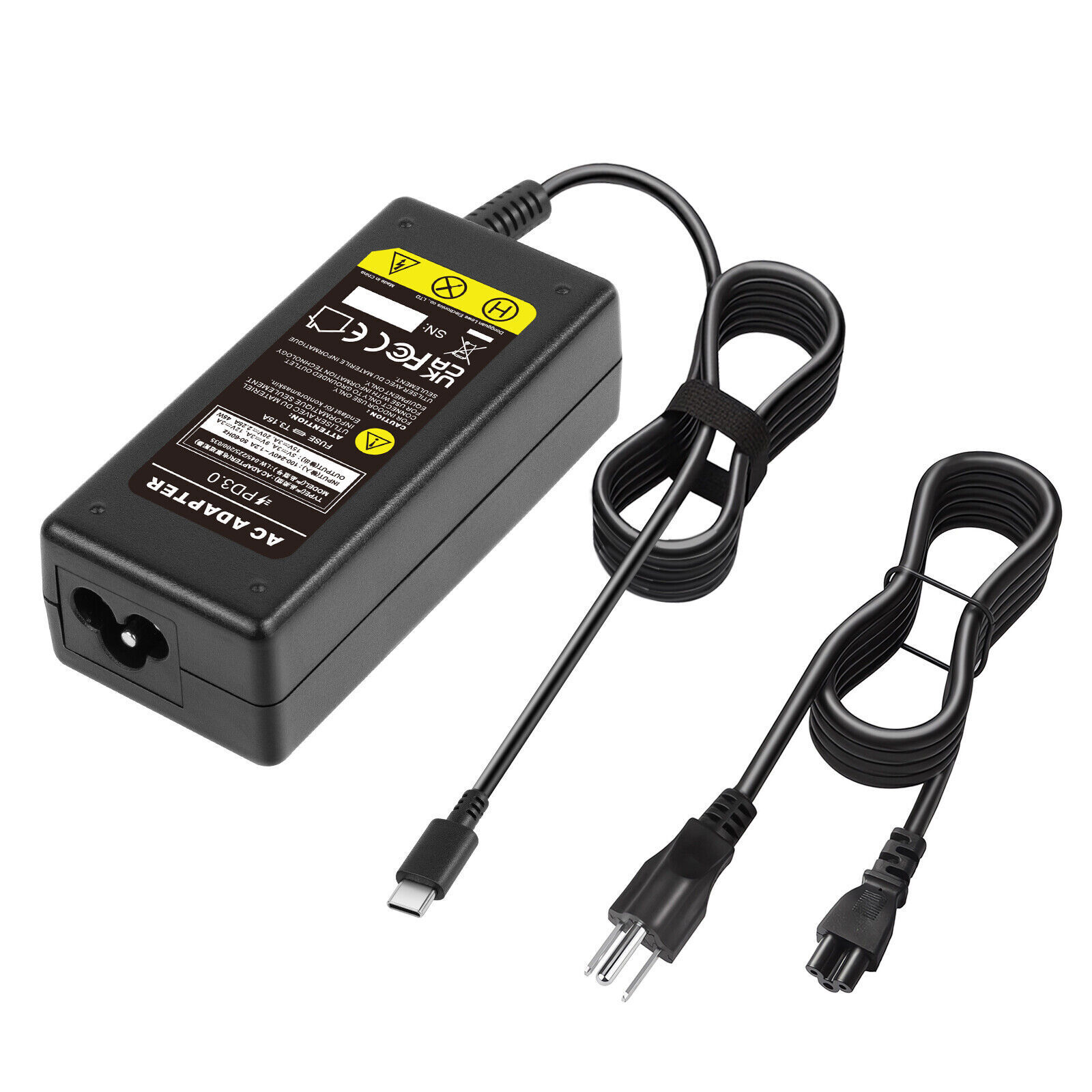 AC Adapter For Dell Chromebook 3100 3100 2 in 1 Type USB-C Charger Power Cord